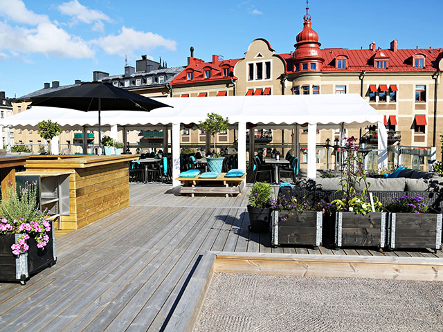 7A Stockholm Konferens - Terrass som vetter ut mot Odengatan